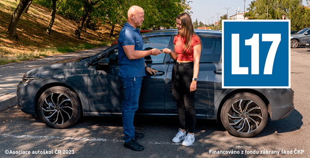 Jaký trest hrozí sedmnáctiletému řidiči (L17), který bude řídit motorové vozidlo skupiny B bez přítomnosti mentora v tomto vozidle?