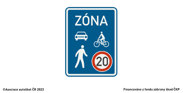 Tato dopravní značka označuje oblast: