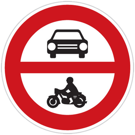 Zákaz vjezdu všech motorových vozidel