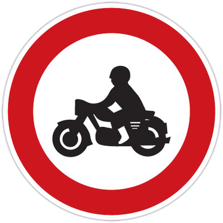 Zákaz vjezdu motocyklů