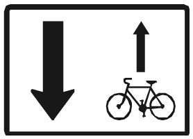 Vjezd cyklistů v protisměru povolen