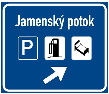 Návěst před odbočením na odpočívku