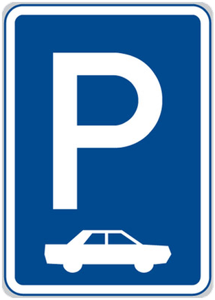 Parkoviště kolmé nebo šikmé stání