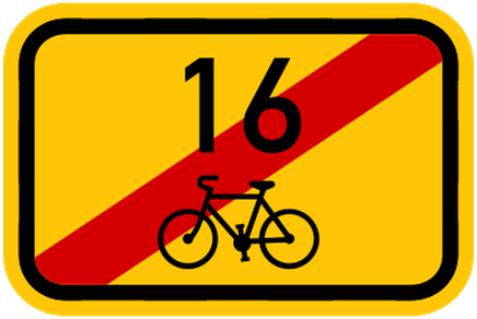 Konec cyklistické trasy