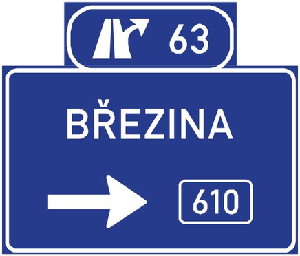 Směrová návěst pro odbočení