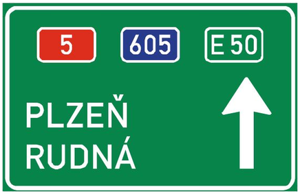 Dálková návěst s šipkou