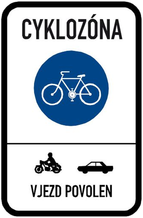 Zóna pro cyklisty – další vyobrazení